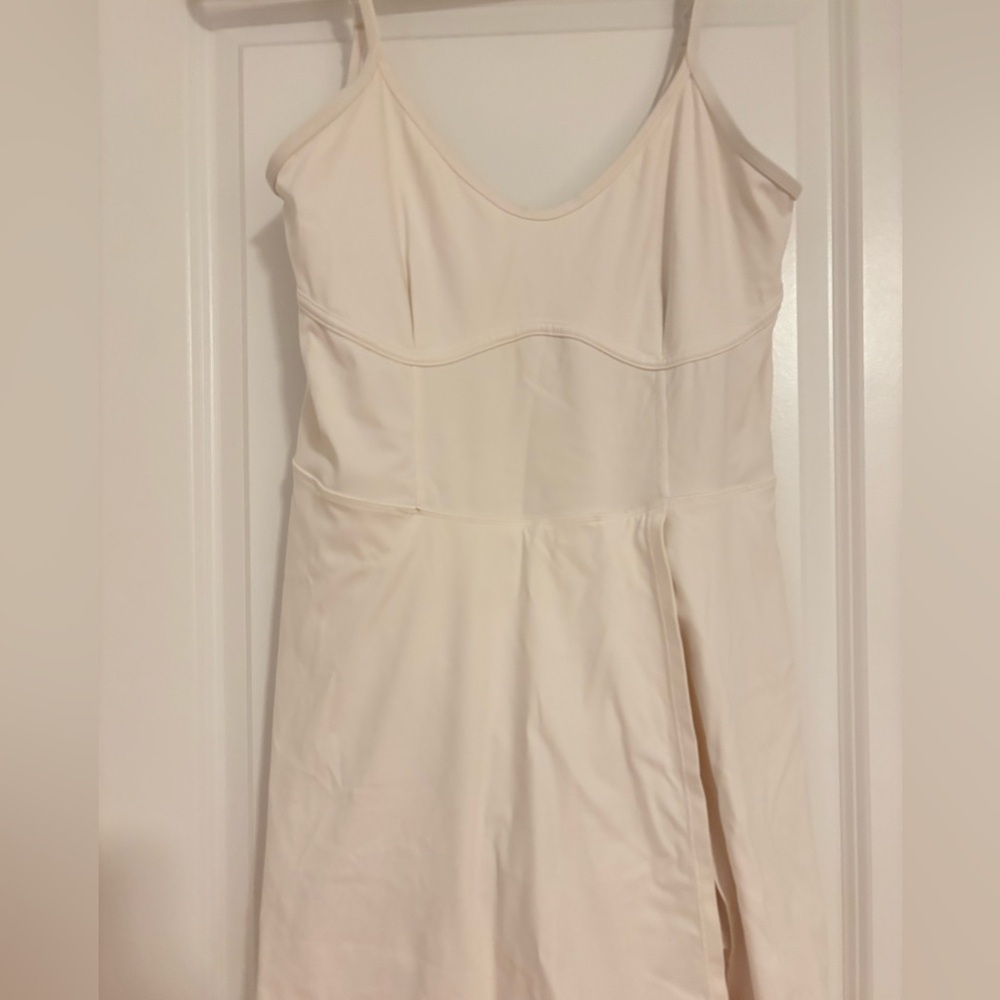 JoyLab White Women's Corset Detail Athletic Dress - Picture 11 of 12